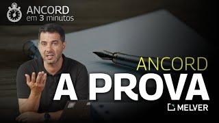 O QUE CAI NA PROVA ANCORD? | Tudo que você precisa saber