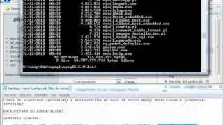 Exportar e importar base de datos en mysql modo consola