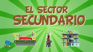 EL SECTOR SECUNDARIO  El trabajo y su clasificación  | Vídeos Educativos para niños