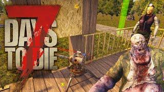 7 Days to Die 081 | Experimente mit dem Geschützturm | 7d2d Gameplay