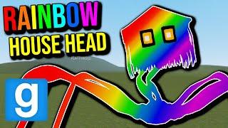 RAINBOW HOUSE-HEAD ATTACKS ME!!  (gmod nextbot) |SHOOTABIRDIE