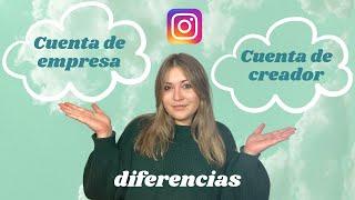 Diferencias entre cuenta de empresa y cuenta de creador en Instagram