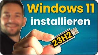 Windows 11 installieren deutsch 23H2 Update | Windows11 Auf alten PC installieren
