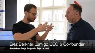 Erez Berkner Lumigo CEO & Co-Founder Interview at Serverless Days Belgrade 2019