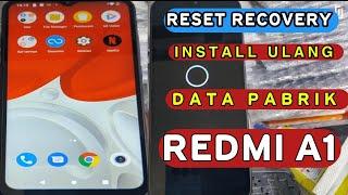 reset recovery data pabrik Redmi a1 / reset pengaturan pabrik hp Redmi