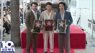 Jonas Brothers earn star on Hollywood Walk of Fame