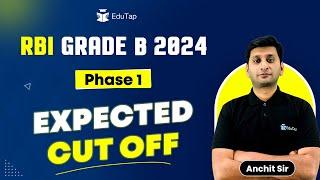 RBI Grade B 2024 Phase 1 Expected Cut Off Marks | RBI 2024 Exam Cut Off Analysis | EduTap