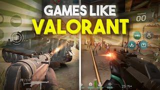 10 BEST Games Like VALORANT on Mobile !! [2023-2024]
