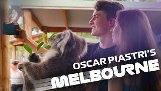 Oscar Piastri explores Melbourne before his debut home race