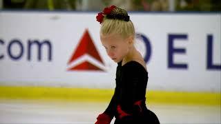 Tatiana St Germaine, 6-Year-Old Figure Skater, 1st Place, Aspire 4, Los Angeles Autumn Classic 2024