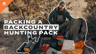 How to Pack a Backpack for Backcountry Hunting with Ryan Lampers