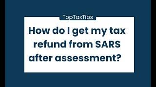 How do I get my tax refund from SARS?