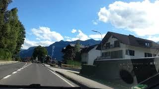 Driving in Salzkammergut, Austria