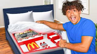 I Built A SECRET McDonald’s In My Room!