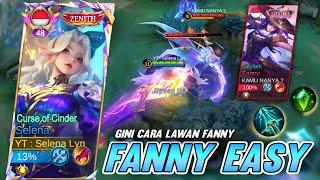 HOW TO FIGHT FANNY USING SELENA Automatically Cries No Buf - Mobilegends