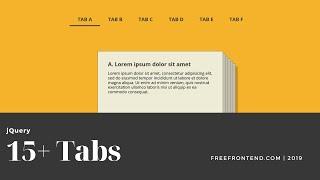 15+ jQuery Tabs