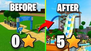 How Fast Can I Get 5 Stars In Water Park World? | Roblox