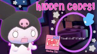 Hidden Gacha Tix Codes! | Kuromi's Spooky Cafe | Roblox My Hello Kitty Cafe Codes 2024 | Riivv3r