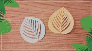 HOW TO: PAPER LEAVES