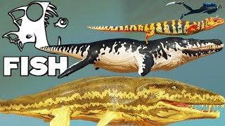 NEW FOOD CHAIN! - NEW Cretaceous Reptiles DEVOUR EVERYTHING - Feed and Grow Fish Gameplay