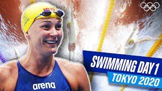 FULL program from the 1st day of swimming at Tokyo Aquatics Center! ‍️‍️