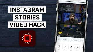 Video Trick for Instagram Stories with Adobe Spark Post