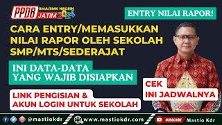 Cara Entry & Pembetulan Nilai Rapor Oleh Sekolah SMP/Sederajat! Catat Jadwalnya, Jangan Ketinggalan