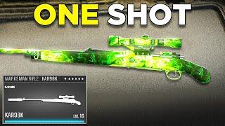 new *ONE SHOT* KAR98 is BROKEN in Warzone!  (Best Kar98k Class Setup)