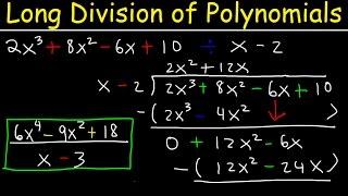 Long Division With Polynomials - The Easy Way!