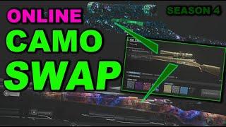 CAMO SWAP GLITCH TUTORIAL FOR WARZONE 2.0 MW3 SEASON 4 !! save INTERSTELLAR onto MW2 weapons etc