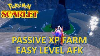 Pokemon Scarlet and Violet | Passive XP Farm | Level Pokemon Fast AFK