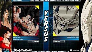 Mugen Ax2 | Goku SSJ4 & Vegeta SSJ4 vs Omega Shenron