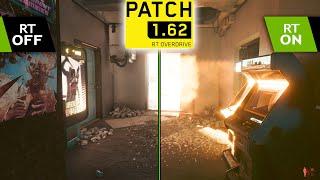 Cyberpunk 2077 - OVERDRIVE Update Ray Tracing Comparison | RTX 4090 | Patch 1.62 Path Tracing