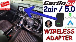 Carlinkit 5.0 (2air) | Wireless Adapter for CarPlay and Android Auto | Installation & Review