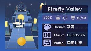 Rolling Sky Co-Creation Level 23 Firefly Valley All Gems and Crowns []