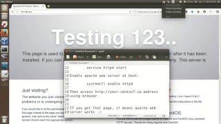 Install apache web server on centos 7