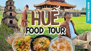 FOOD TOUR HUẾ  // Bánh bèo nậm lọc O Lé, bún bò O Phượng, Cơm Hến Thanh (Tập 1)