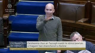 Deputy Paul Murphy- speech from 23 Oct 2024