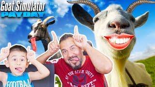 DÜNYANIN EN ÇILGIN VE KOMİK KEÇİSİ! | GOAT SIMULATOR PAYDAY OYNUYORUZ!