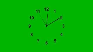 Clock Green Screen