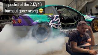 E46 2jz review + small burnout | Drift Troopers Vlog 4