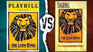 The Battle of the Bills: Playbill vs. Stagebill