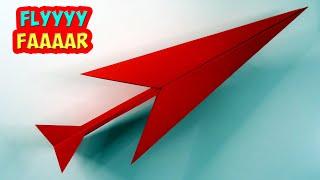 EASY Paper Plane that FLY FAR || How to Make Paper Airplane || Competition Winner - Flies 100+ Feet!