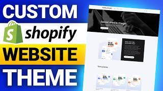 Shopify tutorial for beginners | How to create a neutral Shopify theme