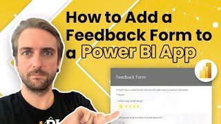 How to add a feedback form to a Power BI App