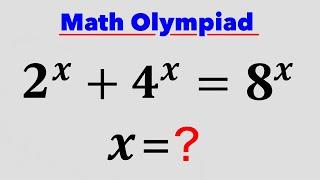 Math Olympiad l Wonderful Exponential Equation l VIJAY Maths