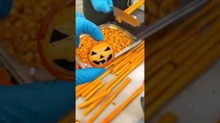 ASMR Pumpkin Candy Art with Hidden Designs: Satisfying Halloween Treats