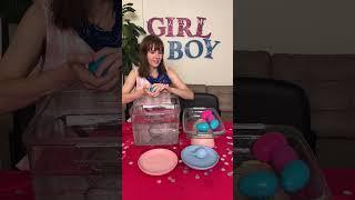 Couple uses egg scoping to uncover baby's gender reveal! #shorts
