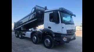 MERCEDES NEW GENERATION AROCS 3240 *EURO 6* 8X4 STEEL TIPPER 2018 - BU18 XGX