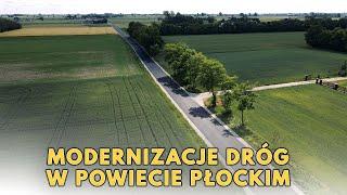 Modernizacje dróg w powiecie płockim